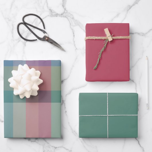 Juniper & Berry Inpakpapier Plat Vellen Set van 3 (Voorkant)