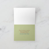 Juniper berry vakantiebroedkaart feestdagen kaart (Binnen)