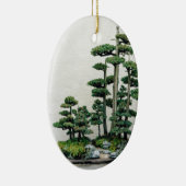 Juniper Bonsai Forest Keramisch Ornament (Rechts)