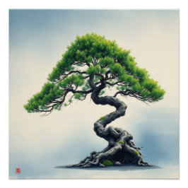 juniper bonsai perfect poster