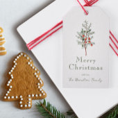  Juniper Branch Custom Vakantie Custom Cadeaulabel