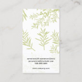 Juniper Branches Visitekaartje (Achterkant)