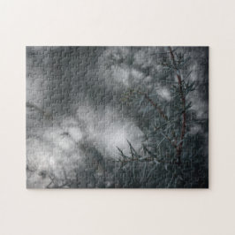 Juniper Dark Moody Floral Natuur Foto Legpuzzel