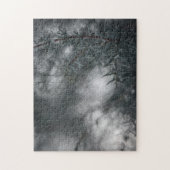 Juniper Dark Moody Floral Natuur Foto Legpuzzel (Verticaal)