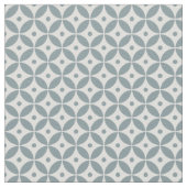 Juniper Green Geometric Pattern Hamptons Style Stof (Close Up)