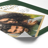 JUNIPER GREEN GOLD FOTO TROUWKAARTJE POSTER (Hoek)