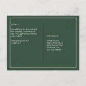 Juniper Green Trouwen Briefkaart (Achterkant)