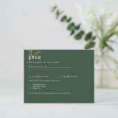 Juniper Green Trouwen Briefkaart (Staand voorkant)