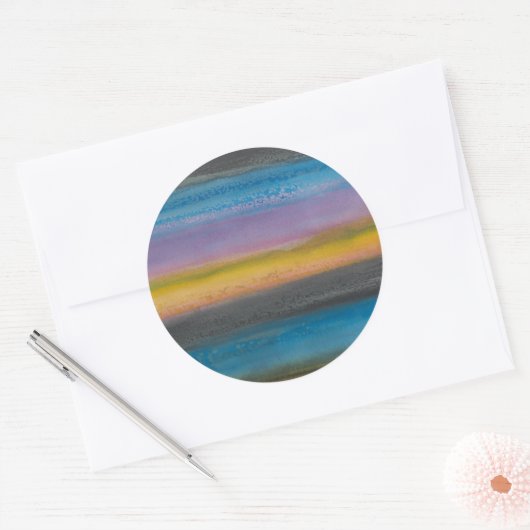 Juniper Mist I Ronde Sticker (Envelop)