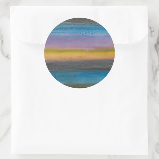 Juniper Mist I Ronde Sticker (Tas)