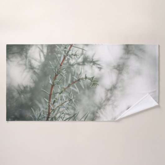 Juniper Natuur Foto Badhanddoek (Badhanddoek)
