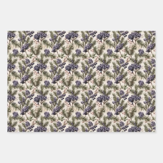 Juniper Pine Inpakpapier Vel (Voorkant 2)