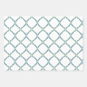 Juniper Trellis Winter Greens Gift Wrap Inpakpapier Vel (Voorkant 2)