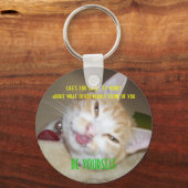 junipurr bent uzelf sleutelhanger (Voorkant)