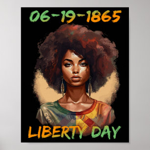 JuniTeenth - Afro-Amerikaanse vrouwen onafhankelij Poster