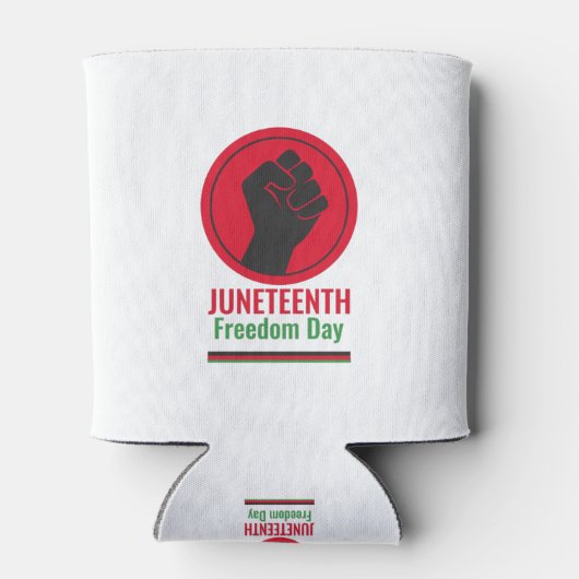 Junittiende dag van de vrijheid blikjeskoeler (Achterkant)