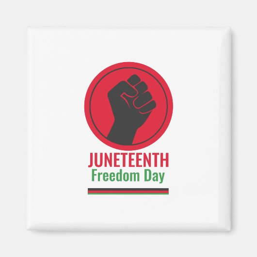 Junittiende dag van de vrijheid magneet (Voorkant)