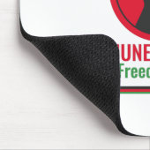 Junittiende dag van de vrijheid muismat (Hoek)