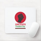 Junittiende dag van de vrijheid muismat (Met muis)