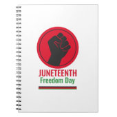 Junittiende dag van de vrijheid notitieboek (Voorkant)