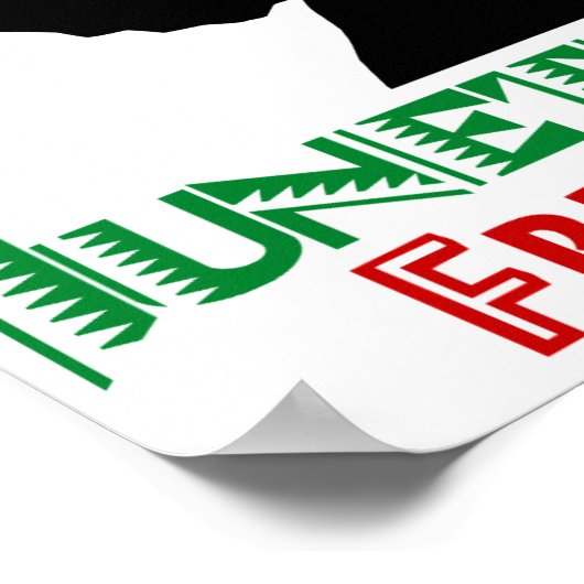 Junittiende dag van de vrijheid poster (Hoek)