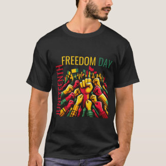 Junittiende dag van de vrijheid t-shirt