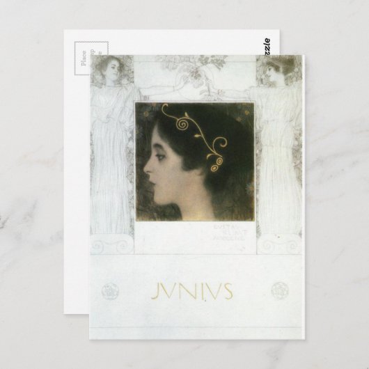 Junius door Gustav Klimt Briefkaart (Voorkant / Achterkant)