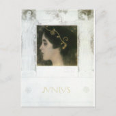 Junius door Gustav Klimt Briefkaart (Voorkant)