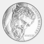 Junius Maltby Channel Ronde Sticker (Voorkant)