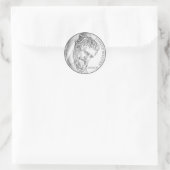 Junius Maltby Kanaal Ronde Sticker (Tas)