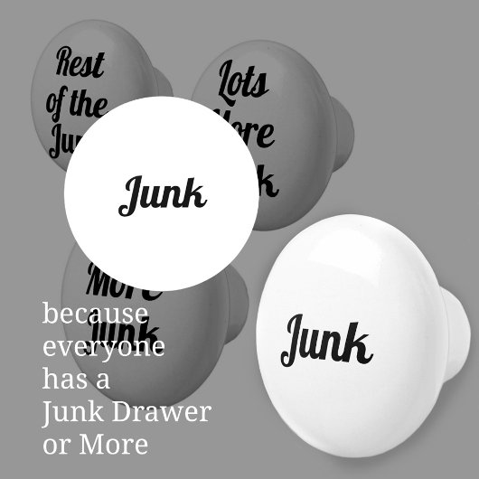 Junk Drawer Keramische Knop