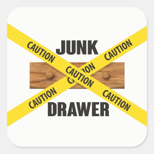 Junk Drawer Sticker (Voorkant)
