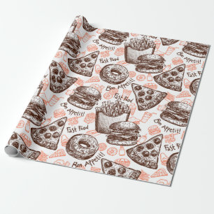 Junk Food Cadeaupapier