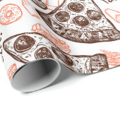 Junk Food Cadeaupapier (Rol Hoek)