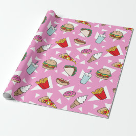 Junk Food Cadeaupapier