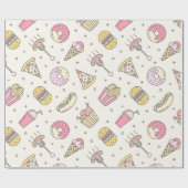 Junk Food Cadeaupapier (Vlak)