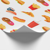 Junk Food Cadeaupapier (Hoek)
