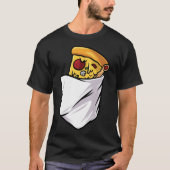 Junk Food Fast Food Pizza Pizza Piece in een Tas T-shirt (Voorkant)
