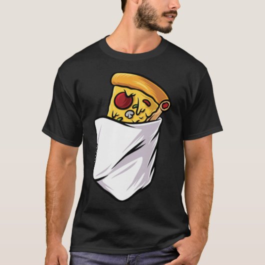 Junk Food Fast Food Pizza Pizza Piece in een Tas T-shirt (Voorkant)