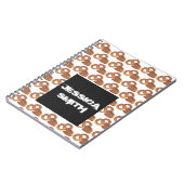 Junk Food Foodie Personalized Fried Onion Rings Notitieboek (Linkerzijde)