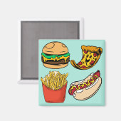 Junk Food Magneet (Voorkant / Achterkant)