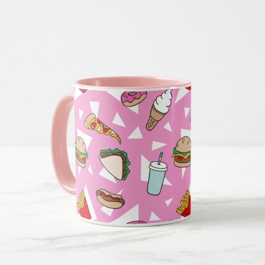 Junk Food Mok (Voorkant links)