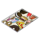 Junk Food Photo Notebook Notitieboek (Linkerzijde)