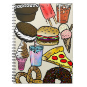 Junk Food Photo Notebook Notitieboek (Voorkant)