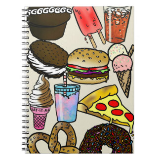 Junk Food Photo Notebook Notitieboek