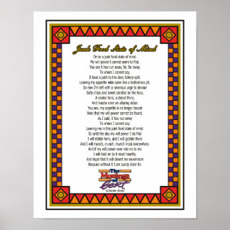 Junk Food State of Mind Poster