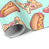 Junk Food Wrapping Paper Cadeaupapier (Rol Hoek)