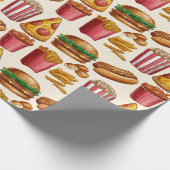 Junk Food Wrapping Paper Cadeaupapier (Hoek)