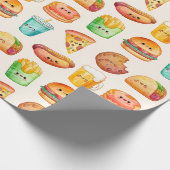 Junk Food Wrapping Paper Cadeaupapier (Hoek)