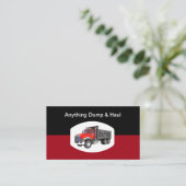 Junk Hauling & Dumpster Rental Servics Visitekaartje (Staand voorkant)